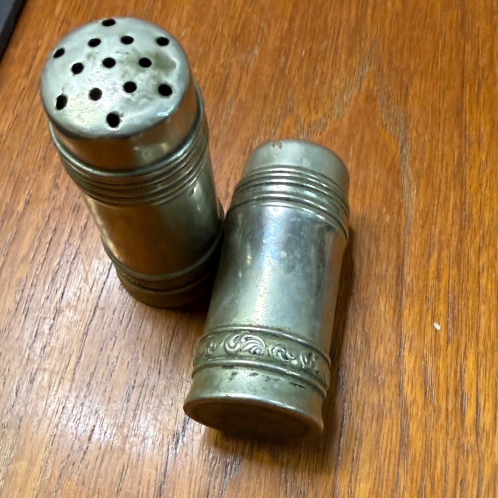 Vintage Silver-plate Salt and Pepper Shakers